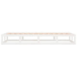 Bed Frame without Mattress White 100x200 cm Solid Wood