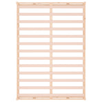 Bed Frame without Mattress 137x187 cm Double Solid Wood