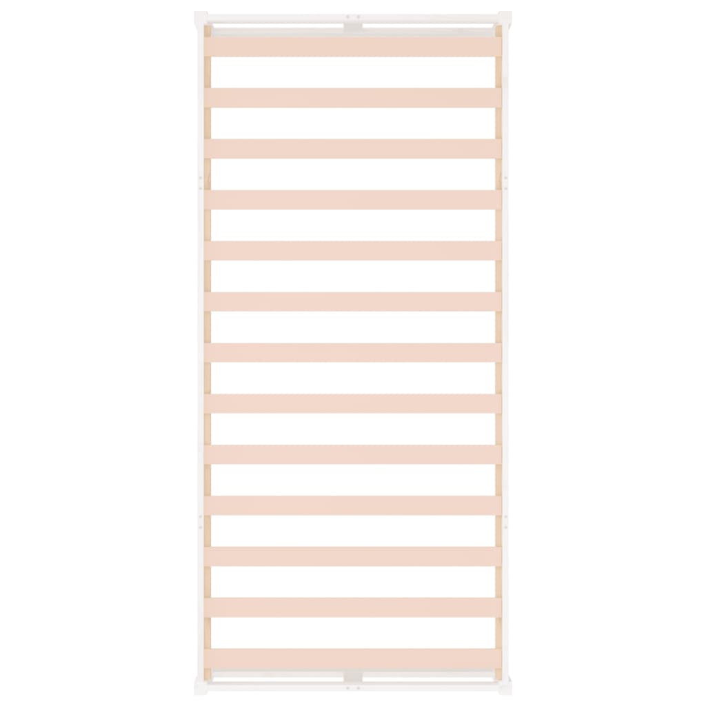 Bed Frame without Mattress White 90x190 cm Solid Wood