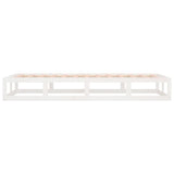 Bed Frame without Mattress White 90x190 cm Solid Wood