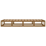 Bed Frame without Mattress Honey Brown 90x190 cm Solid Wood