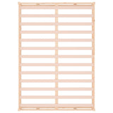 Bed Frame without Mattress 135x190 cm Solid Wood