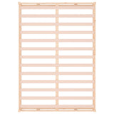 Bed Frame without Mattress 135x190 cm Solid Wood - Close-Up Angle