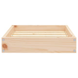 Dog Bed 51.5x44x9 cm Solid Wood Pine - Top-Down View