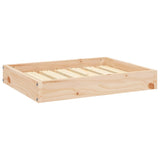 Dog Bed 61.5x49x9 cm Solid Wood Pine - Front View