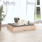 Dog Bed 61.5x49x9 cm Solid Wood Pine - 45-Degree Angle