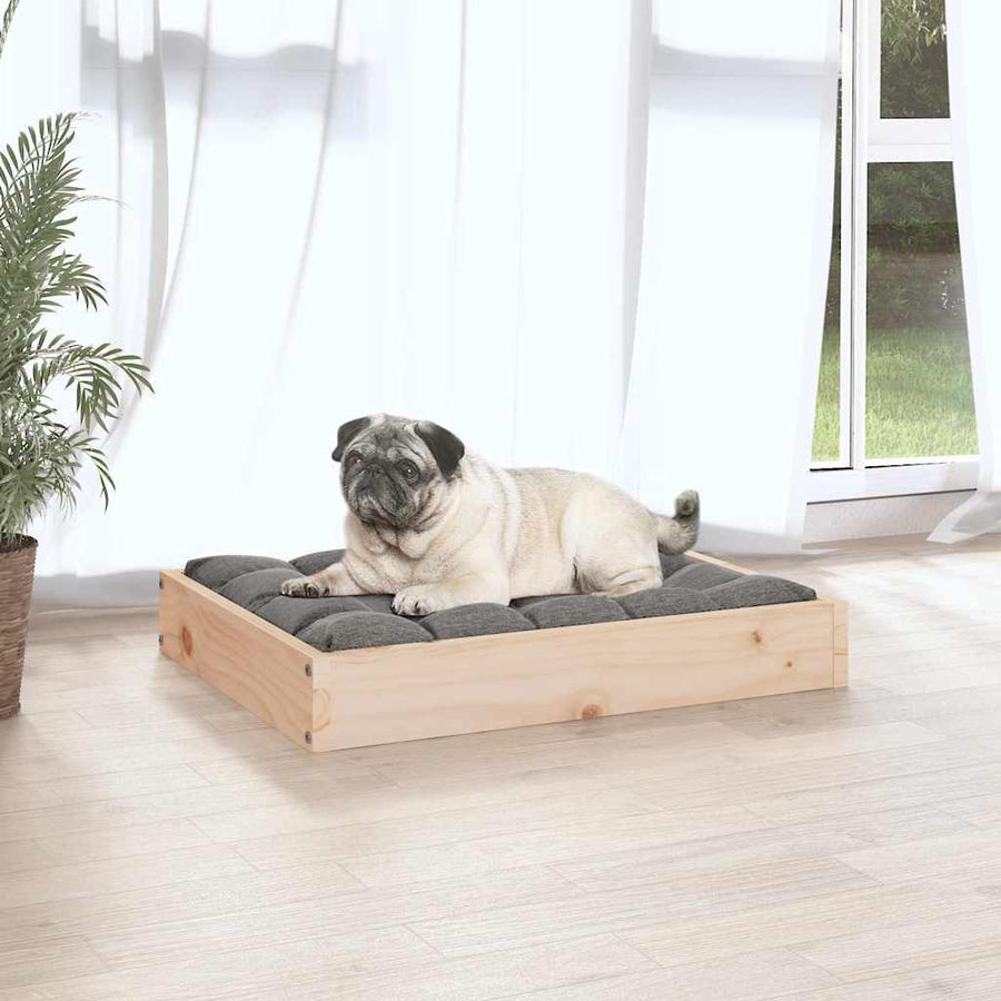Dog Bed 61.5x49x9 cm Solid Wood Pine