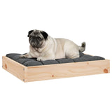 Dog Bed 61.5x49x9 cm Solid Wood Pine - Rear View