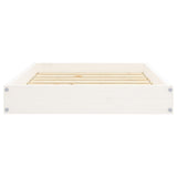 Dog Bed White 71.5x54x9 cm Solid Wood Pine