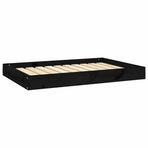 Dog Bed 91.5 x 64 x 9 cm Solid pine wood Black