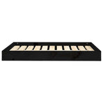 Dog Bed 91.5 x 64 x 9 cm Solid pine wood Black