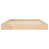 Dog Bed 101.5x74x9 cm Solid Wood Pine - Top-Down View