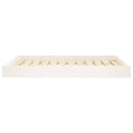 Dog Bed White 101.5x74x9 cm Solid Wood Pine