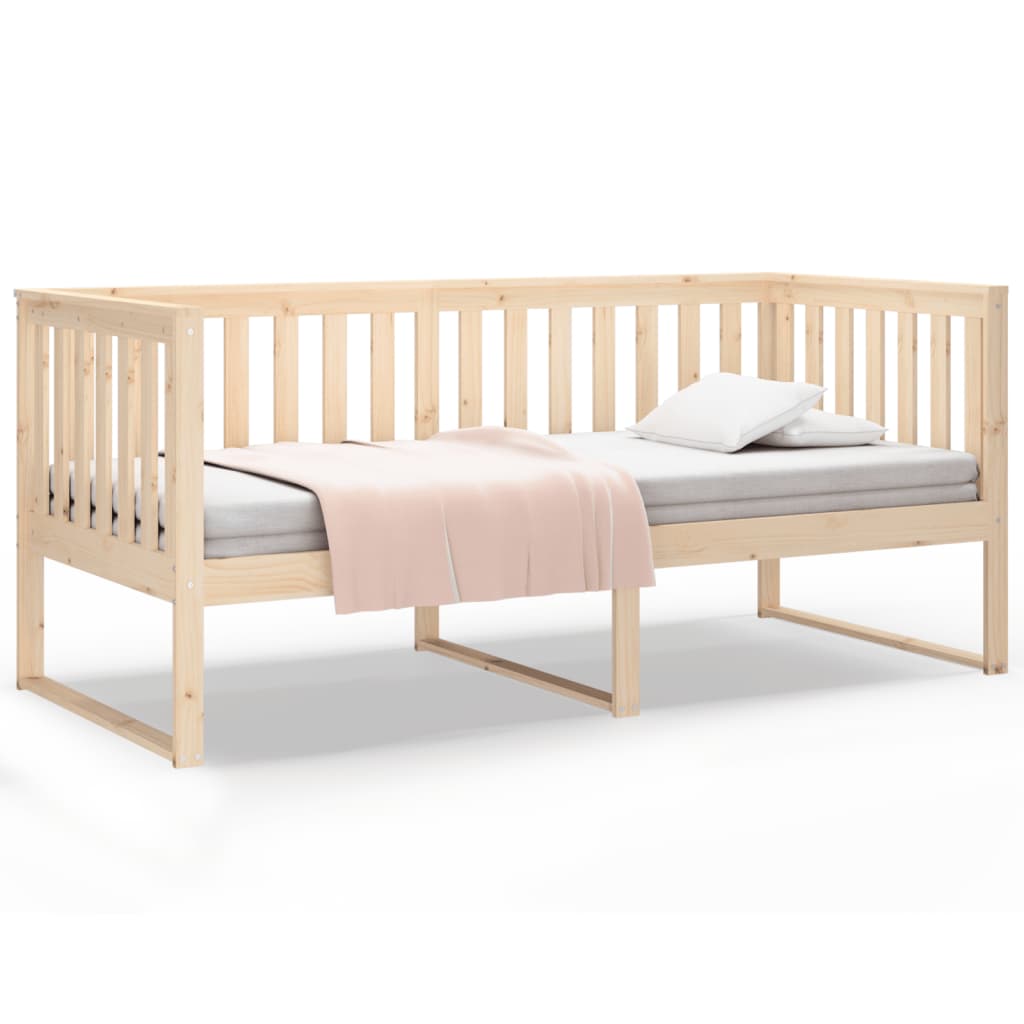 Day Bed without Mattress 90x190 cm Solid Wood Pine