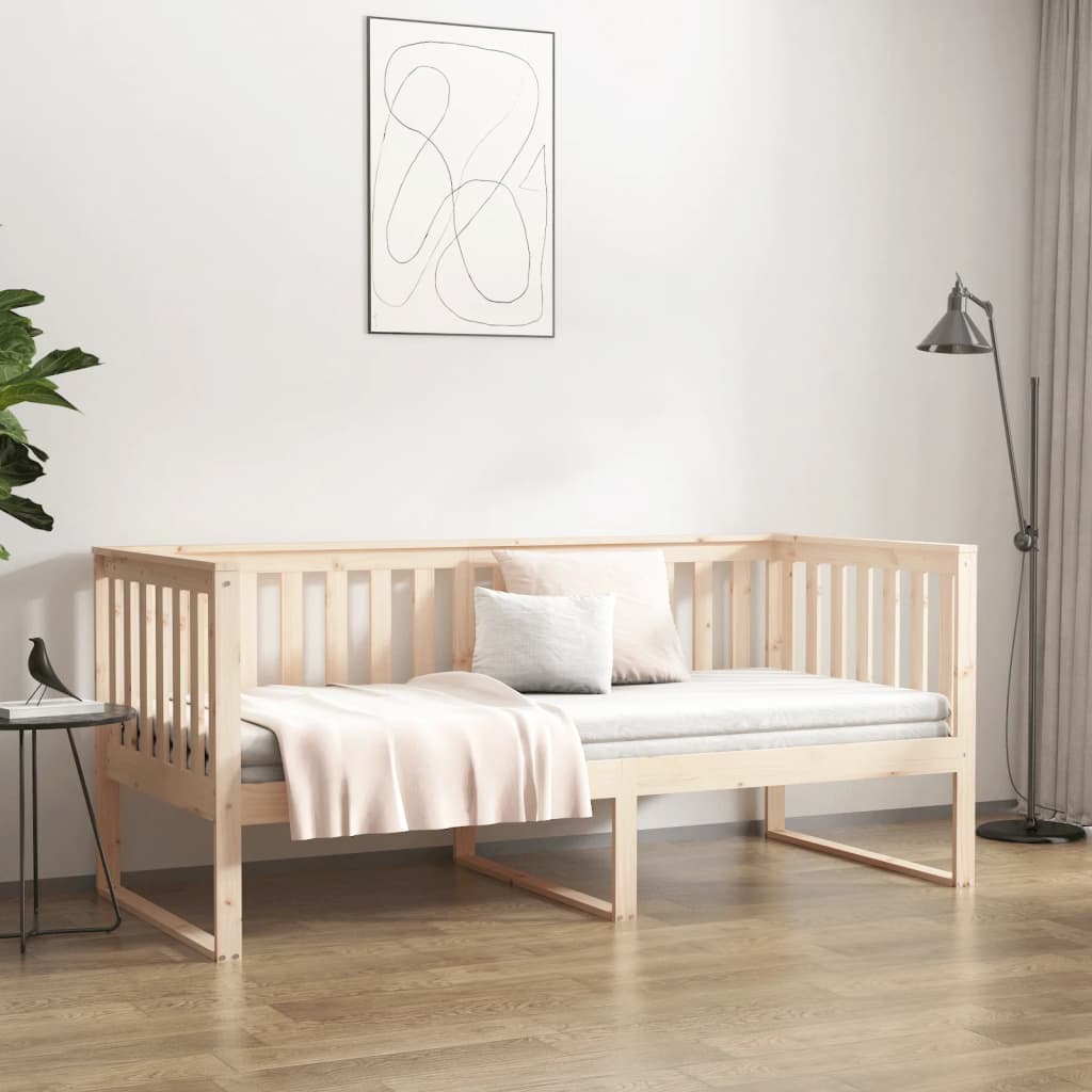 Day Bed without Mattress 90x190 cm Solid Wood Pine