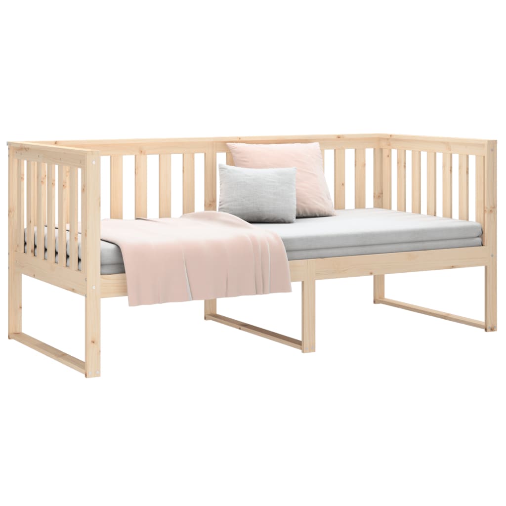 Day Bed without Mattress 90x190 cm Solid Wood Pine