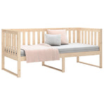 Day Bed without Mattress 90x190 cm Solid Wood Pine