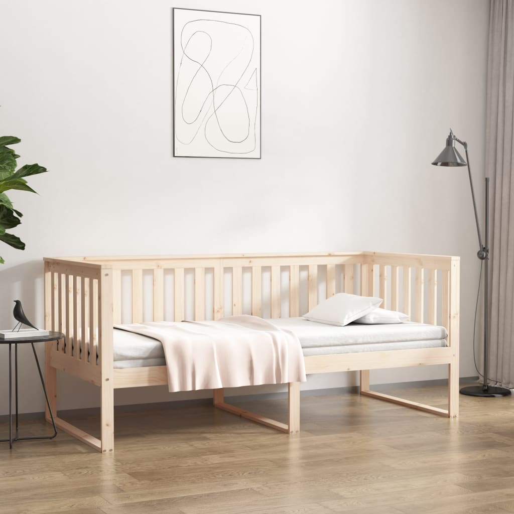 Day Bed without Mattress 90x190 cm Solid Wood Pine