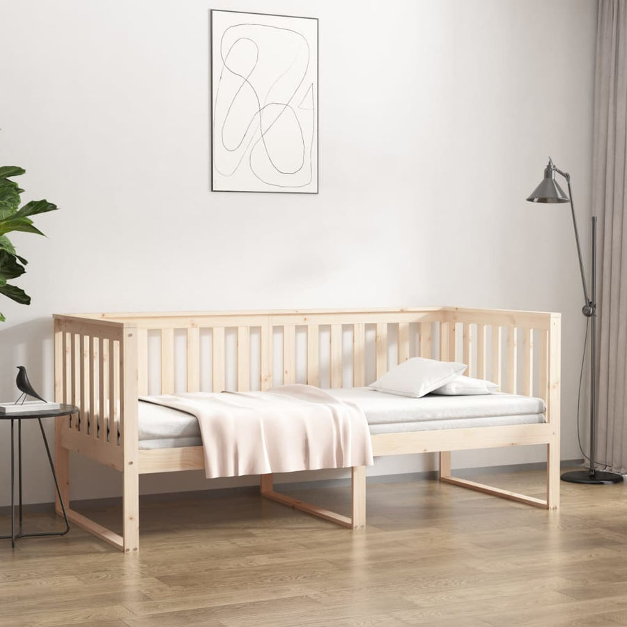 Day Bed without Mattress 90x190 cm Solid Wood Pine