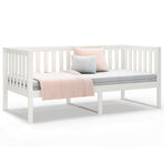 Day Bed without Mattress White 90x190 cm Solid Wood Pine