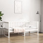 Day Bed without Mattress White 90x190 cm Solid Wood Pine