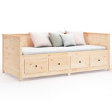 Day Bed without Mattress 80x200 cm Solid Wood Pine - 45-Degree Angle