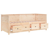 Day Bed without Mattress 80x200 cm Solid Wood Pine
