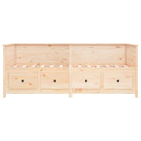 Day Bed without Mattress 80x200 cm Solid Wood Pine - Extra Image