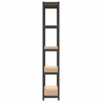 5-Layer Storage Shelf Anthracite Steel and Engineered Wood