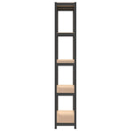 5-Layer Shelves 3 pcs Anthracite Steel and Engineered Wood