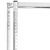 2-Layer Tire Racks 2 pcs Silver 110x40x110 cm Steel - Low Angle