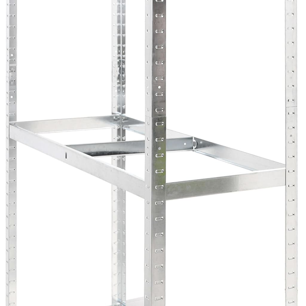 3-Layer Tire Racks 2 pcs Silver 110x40x200 cm Steel
