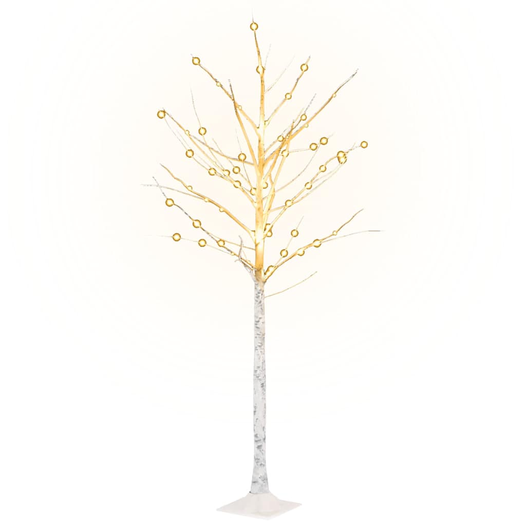 LED White Birch Tree Warm White 96 LEDs 180 cm