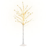 LED White Birch Tree Warm White 96 LEDs 180 cm