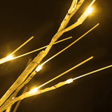 LED White Birch Tree Warm White 96 LEDs 180 cm - Top-Down View