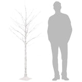 LED White Birch Tree Warm White 96 LEDs 180 cm - Close-Up Angle