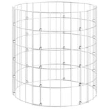 Garden Composter Ø50x50 cm Galvanised Steel - Front View