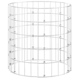 Garden Composter Ø50x50 cm Galvanised Steel - Top-Down View