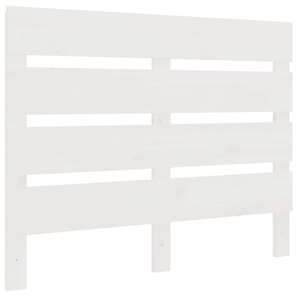 Headboard White 100 cm Solid Wood Pine
