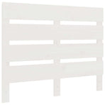 Headboard White 100 cm Solid Wood Pine