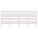 Headboard White 150 cm Solid Wood Pine - Top-Down View
