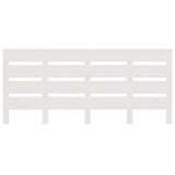 Headboard White 180 cm Solid Wood Pine