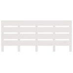 Headboard White 180 cm Solid Wood Pine