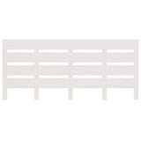 Headboard White 180 cm Solid Wood Pine - Top-Down View