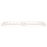 Pallet Bed without Mattress White 100x200 cm Solid Wood