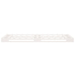 Pallet Bed without Mattress White 100x200 cm Solid Wood