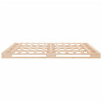 Pallet Bed without Mattress 137x187 cm Double Solid Wood