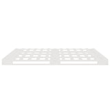 Pallet Bed without Mattress White 137x187 cm Double Solid Wood