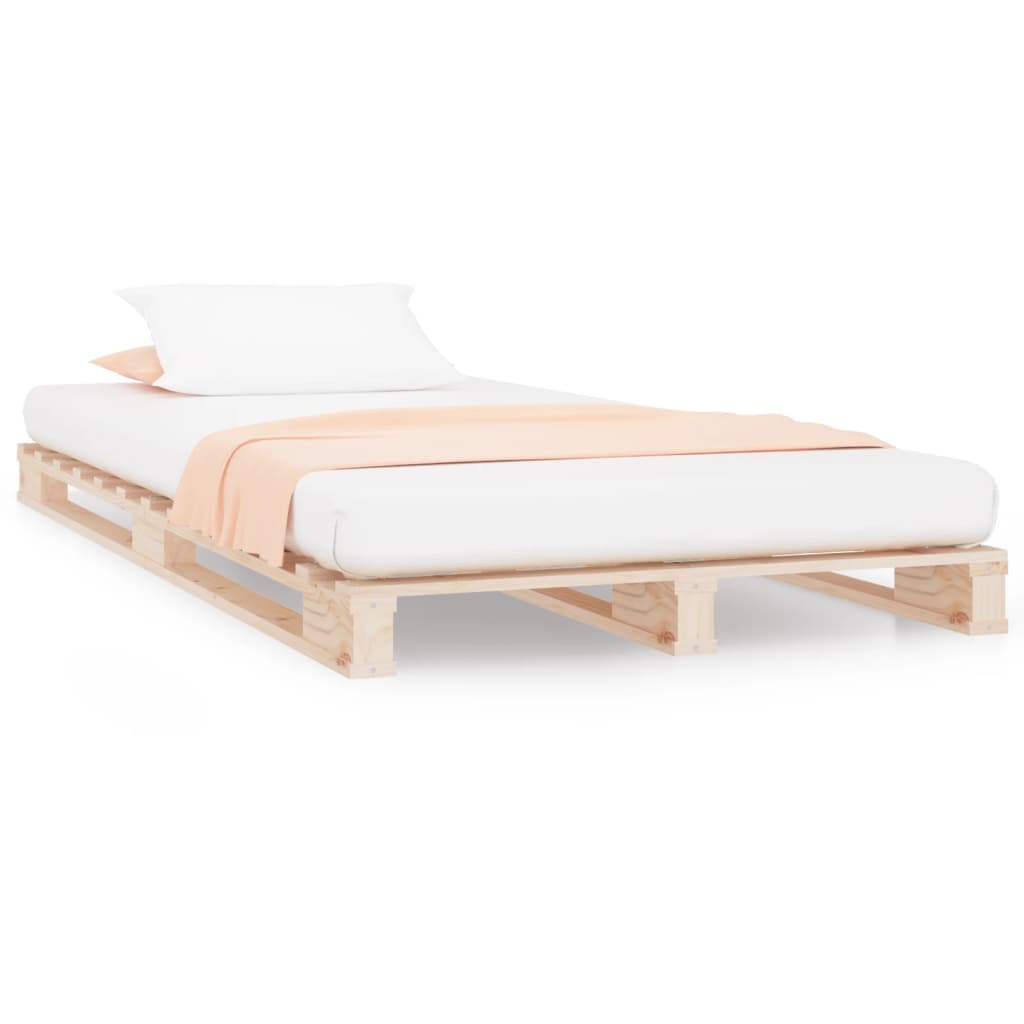 Pallet Bed without Mattress 90x190 cm Solid Wood