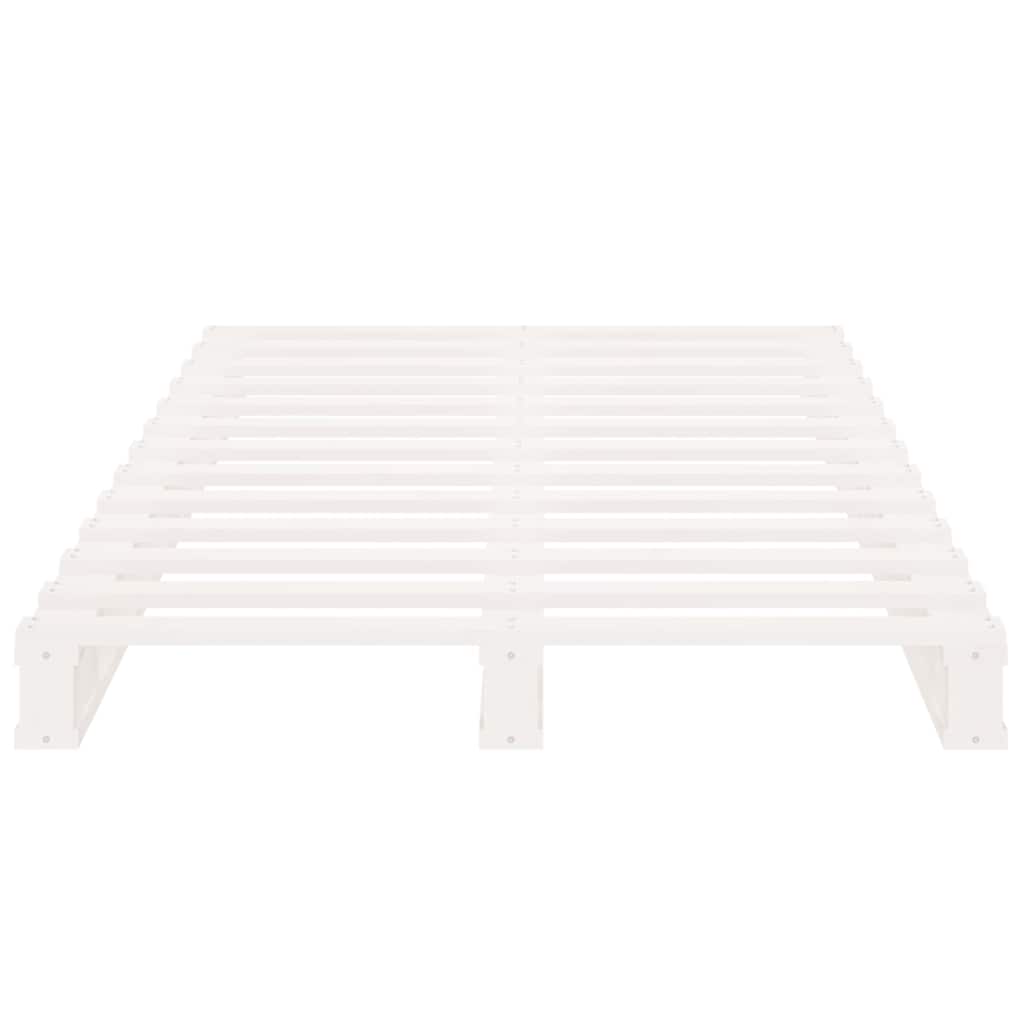 Pallet Bed without Mattress White 90x190 cm Solid Wood
